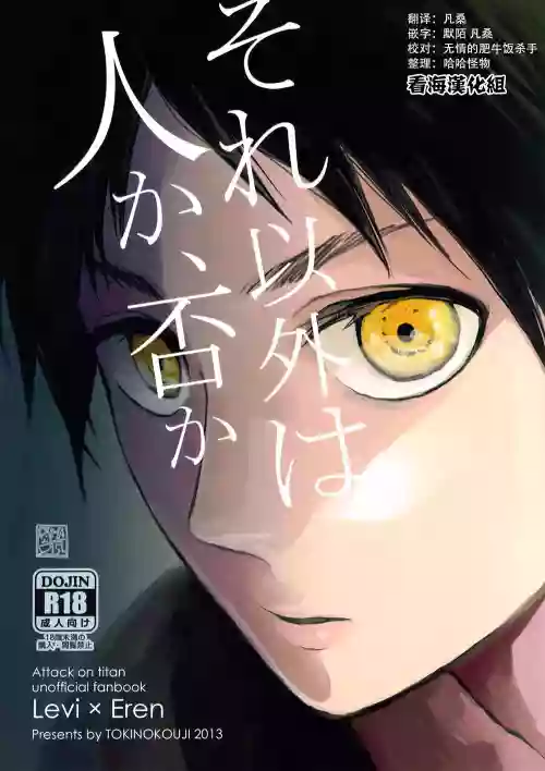 Sore Igai wa Hito ka, Ina ka 除此之外，何以為人圖