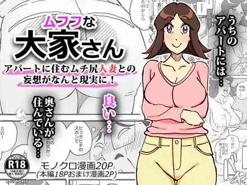 ムフフな大家さん アパートに住むムチ尻人妻との妄想がなんと現実に!圖
