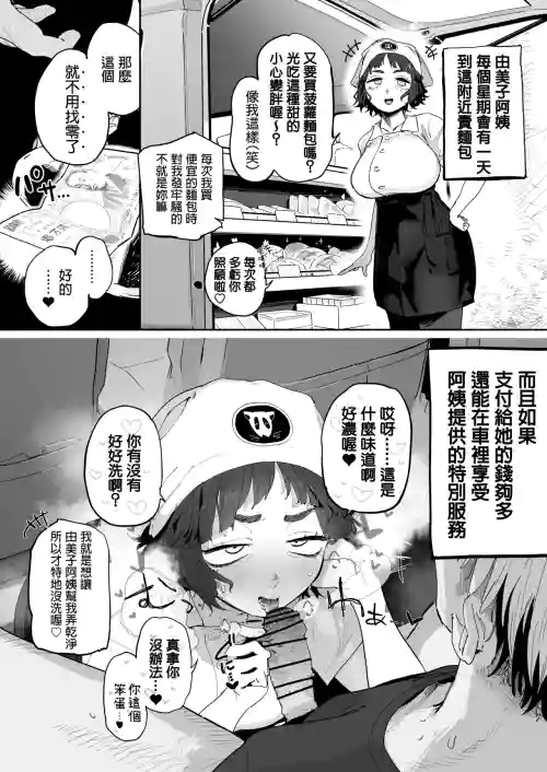Nuki Ari Houmon Panya no Ero Oba-san | 开行动面包车提供特别服务的阿姨 封面 - HaSM.cc